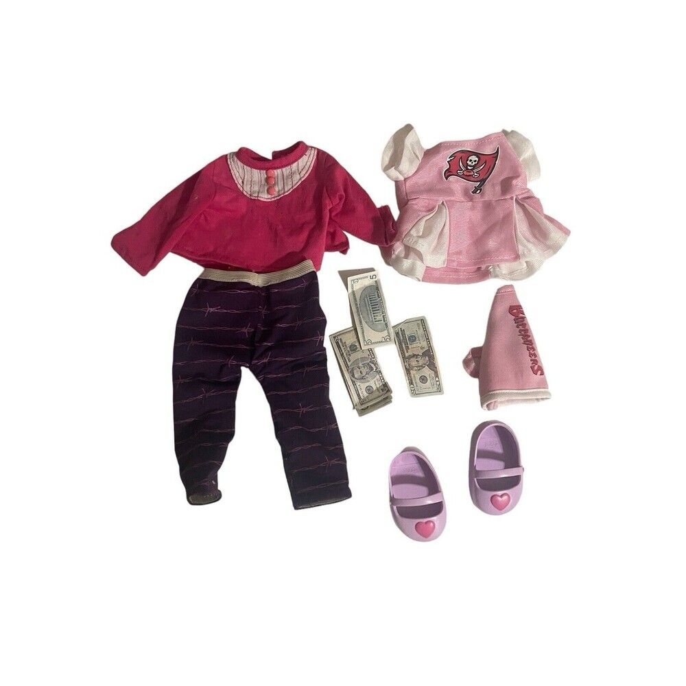 Battat Lot of Clothing and Accessories For Dolls